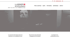 Desktop Screenshot of lussierkhouzam.com